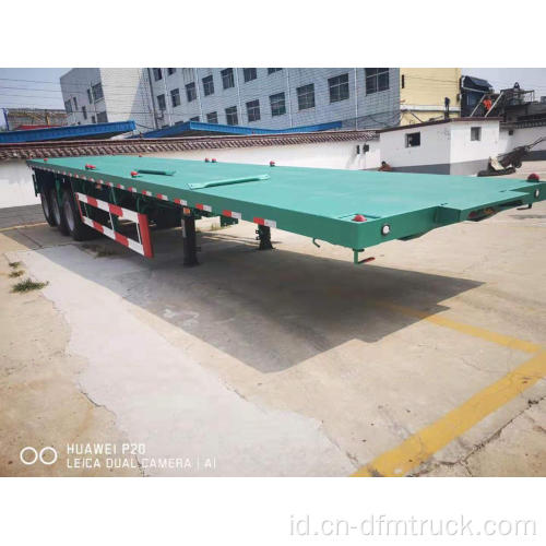 truk trailer semi lowbed datar